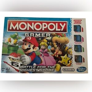 Mario Monopoly Gamer edition/ Nintendo,completete, VGUC/Gamer Gift